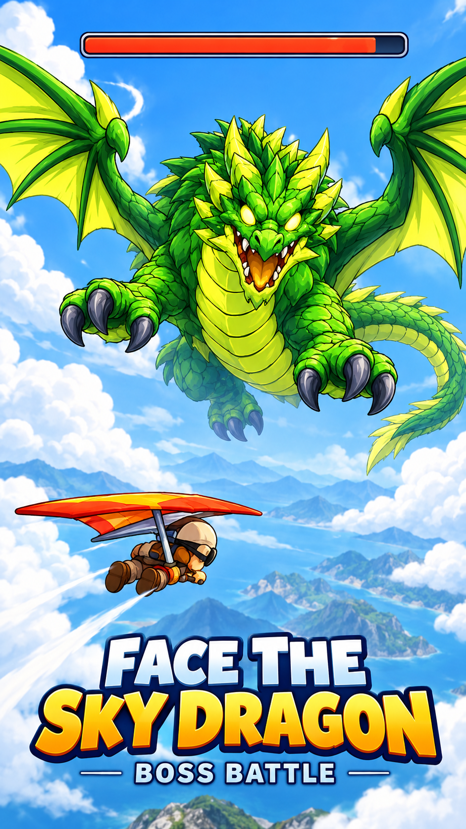 Glider Rush Sky Dragon boss battle